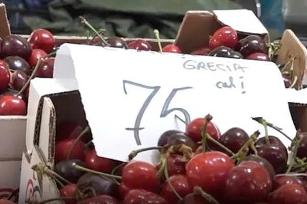 Cireșele de import, mai scumpe decât mielul de Paște! Cu cât se vinde kilogramul în piețe: pensionarii sunt revoltați