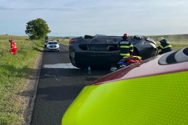 Accident grav în Tulcea. Opt persoane implicate, doi copii au ajuns la spital FOTO+VIDEO