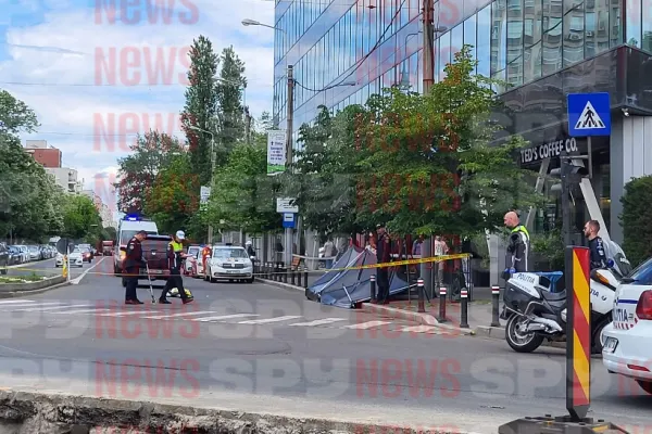 Grav accident rutier în București. O femeie a murit în timp ce încerca să traverseze