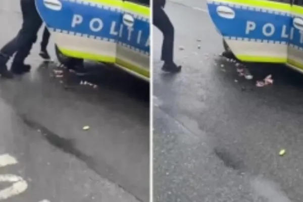 Polițiști în acțiune: O agentă a Poliției Române și-a gazat colegul cu spray în plină misiune