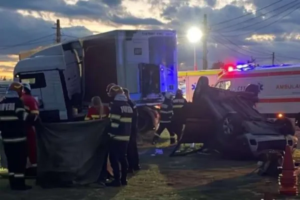 Tragedie pe DN72 - Un mort şi trei răniţi într-un accident în apropiere de Brătăşanca, Prahova