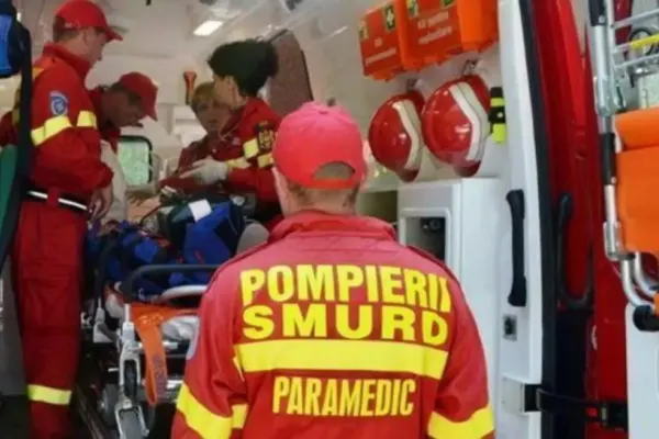 Accident grav în Sibiu. 12 persoane au fost implicate. A fost activat PLANUL ROȘU | VIDEO