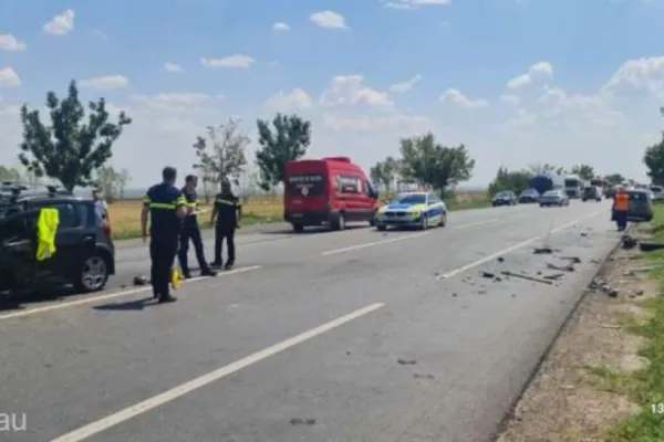 Grav accident rutier la Buzău! Patru mașini implicate în coliziune