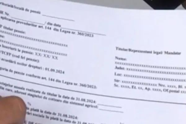 Au ajuns primele decizii de pensionare depuse după 1 septembrie. Când se face plata drepturilor restante?