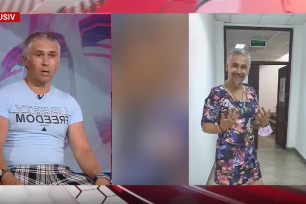 Polițistul local îmbrăcat în femeie, dezvăluiri incredibile la Realitatea Plus. De ce a ales să facă acest gest