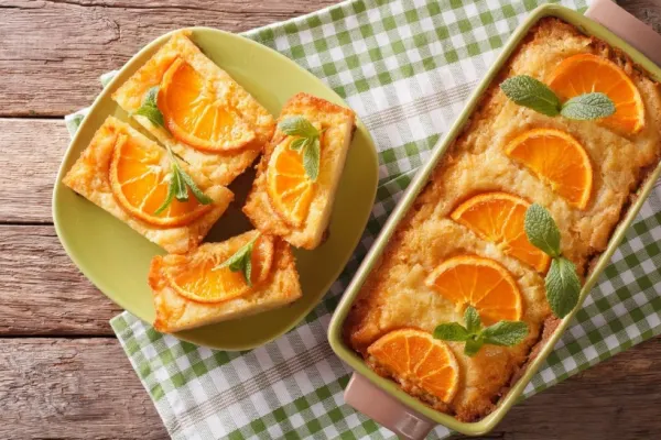 Portokalopita - prăjitura mediteraneeană cu portocale și iaurt - REȚETA -