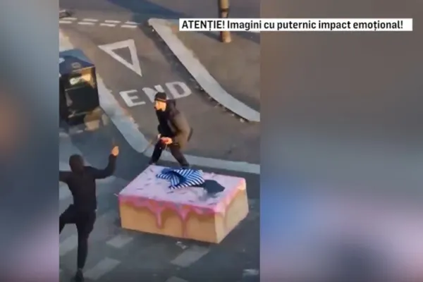 Bătaie cu macetele: două bande rivale fac legea pe stradă, într-un oraș britanic. Polițiștii au fost și ei atacați