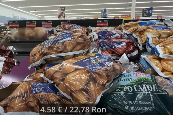Americanii plătesc mai puțin pe alimente decât românii, raportat la venituri - VIDEO