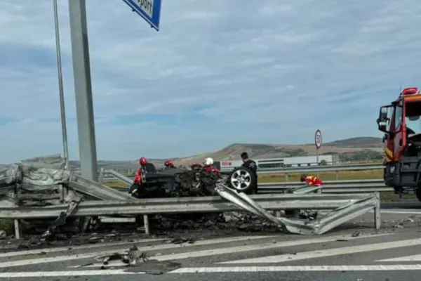 Accident grav pe Autostrada A3, în județul Mureș. Șoferul a murit pe loc