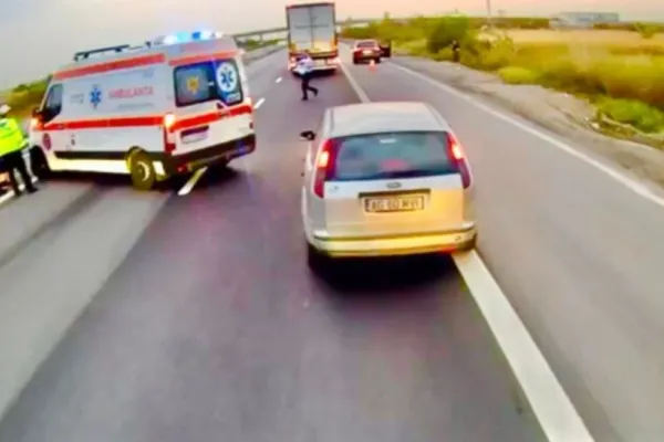 Pieton lovit mortal în timp ce voia să traverseze Autostrada București-Pitești