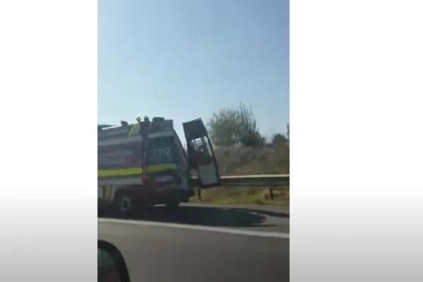 Accident rutier grav pe autostrada A1. A fost activat PLANUL ROȘU: 44 de persoane implicate - VIDEO