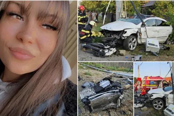 Tragedie în Mehedinți: O tânără de 23 de ani, venită în concediu din Germania, și-a pierdut viața într-un accident rutier dezastruos