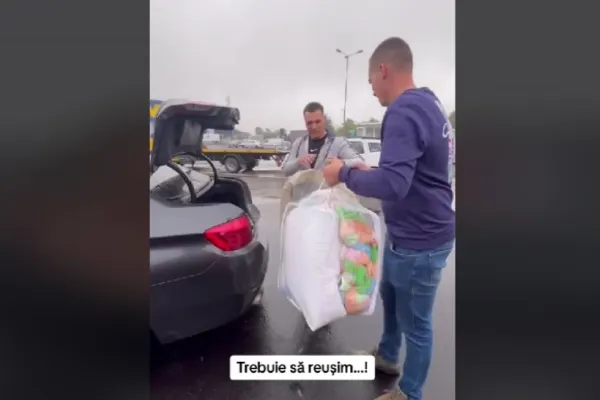 TIR plin cu alimente și haine pentru sinistrați. Oamenii au nevoie de ajutor - VIDEO