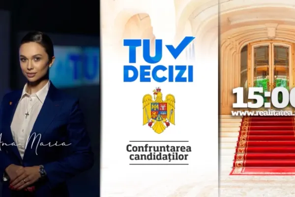 Confruntarea candidaților pe drumul spre Cotroceni se vede pe Realitatea.NET! Ana Maria Păcuraru, tur de forță: TU DECIZI în ziua votului!