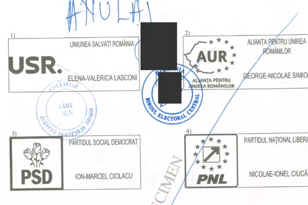 Cum arată buletinele de vot pentru alegerile prezidențiale. BEC a stabilit macheta – DOCUMENT