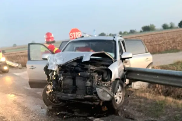 Accident rutier grav în Teleorman: un bărbat a murit, alte două persoane rănite! FOTO