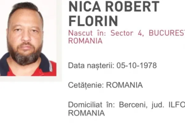 Fugar capturat pe aeroportul din Italia: Nica Robert Florin, pe lista „Most Wanted” a României