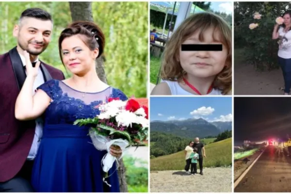 Ele sunt victimele accidentului rutier cumplit din Brăila. Camelia a murit alături de fiica sa, Maria, în vârstă de 3 ani