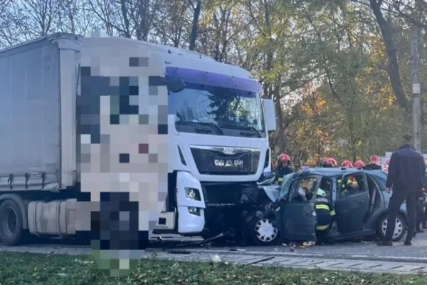 Accident rutier CUMPLIT pe DN 15. 4 oameni au murit după coliziunea dintre un TIR și un autoturism