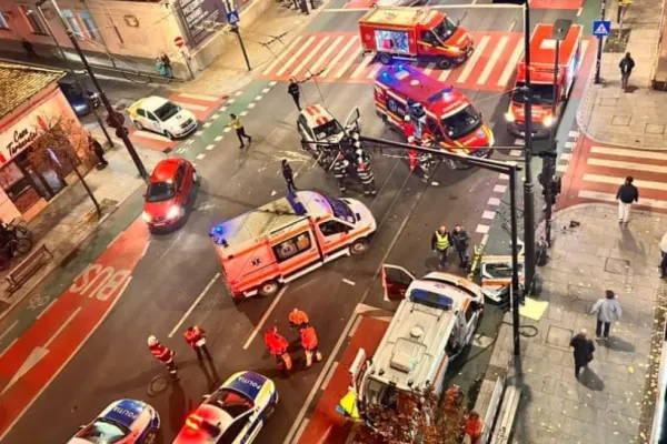 Accident Cluj. Ambulanța lovită de autoturism avea PRIORITATE. Ce au descoperit polițiștii în urma cercetărilor efectuate la fața locului