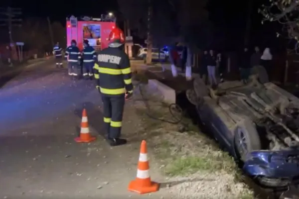 Accident GRAV în Teleorman! Cinci victime în urma IMPACTULUI