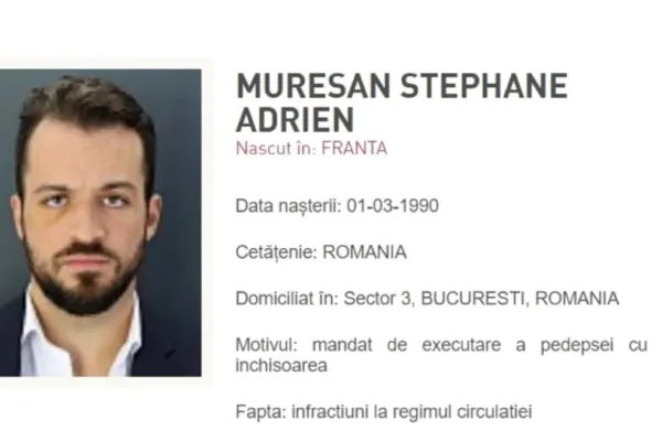 Fiul lui Sever Mureșan, condamnat la 3 ani de închisoare, la un pas de a fi adus în România