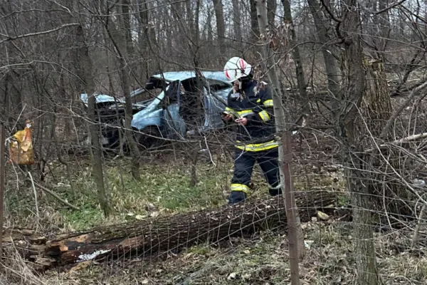 Accident rutier pe A1 București-Pitești: Două mașini implicate în coliziune