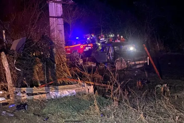 Accident înfiorător pe DN1, în Sibiu: un mort și doi răniți, după ce s-au răsturnat cu mașina