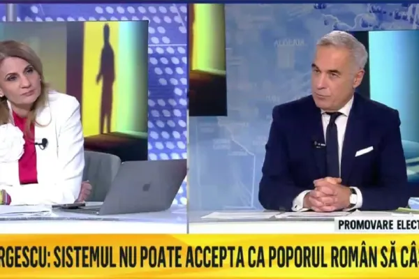 Călin Georgescu, dezvăluiri TRANȘANTE în direct cu Anca Alexandrescu: „Sistemul vrea să bage România în război. Sunt onorat că mă susțin interlopi, pușcăriași și romi”