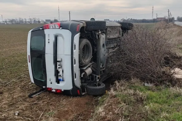 Grav accident rutier în apropiere de București. 3 mașini implicate în coliziune: sunt mai multe victime