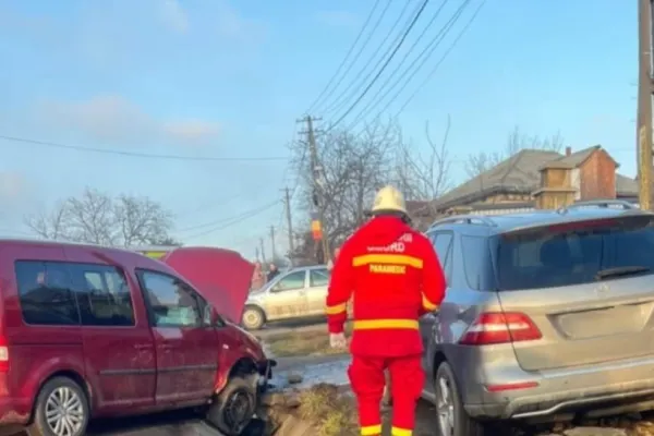Accident rutier provocat de un șofer băut. Cum a intrat în coliziune cu un cap de pod
