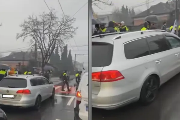 Polițiștii  se revoltă. Oamenii legii protestează în stradă împotriva ordonanței trenuleț care le afectează semnificativ salariile