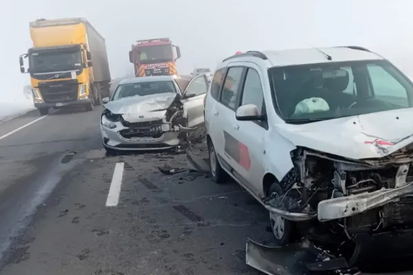 Accident pe DN5: patru mașini implicate în coliziune