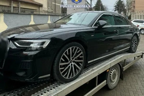 Mașini de lux furate din Italia și Germania, descoperite în Caraș-Severin. Autoturismele depășesc 100.000 de euro