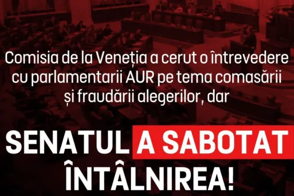 AUR acuză PNL condus de Ilie Bolojan de comportament "mizerabil și josnic". Cum a fost fentată Comisia de la Veneția?