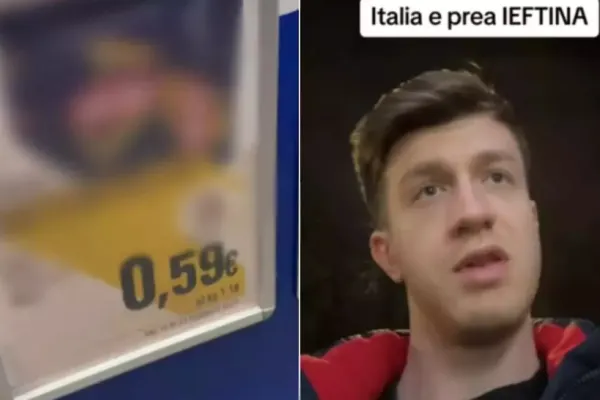 Un român, uimit de prețurile din Italia. Ce replici a dat în magazin: „A înnebunit pământul! Fiți atenți!”