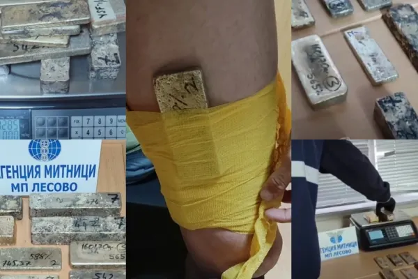 Șofer de TIR român, reținut în Bulgaria. Avea o cantinate record de lingouri de aur lipită de corp