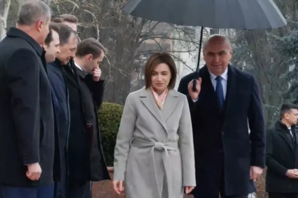 VIDEO. Ilie Bolojan a fost primit de Maia Sandu la Chișinău