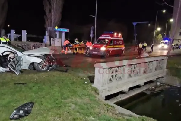 Accident cumplit în Mamaia. Un tânăr a murit și alți patru au fost răniți. Șoferul ar fi fost băut și drogat