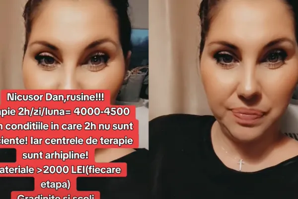 Persoanele cu disabilități, umilite de Nicușor Dan. Banii întârzie. Mama unui copil cu autism și ADHD: „Stimulentul nu e pomană socială”