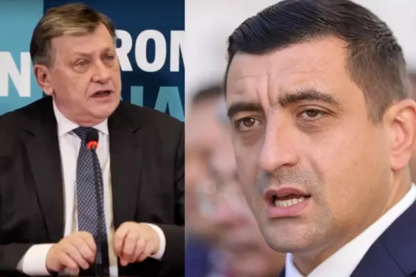 George Simion îl ia la întrebări pe Crin Antonescu, după ce candidatul coaliției a anunțat că își lansează podcast. „După ani de absență totală, în sfârșit v-ați găsit o meserie”