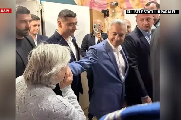Anca Alexandrescu demască marea manipulare despre Georgescu: Femeia din imagine este vecina lui, nu-i pupă mâna!