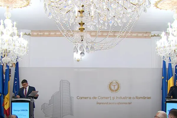 George Simion, mesaj de forță în dezbaterea de la CCIR, de la care Nicușor Dan a absentat: Antreprenorii sunt mințiți că statul român le ia 50% din afaceri dacă ajung eu președinte - VIDEO