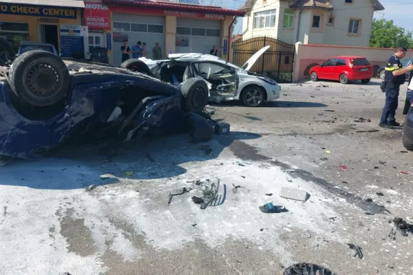 Tragedie pe DN 65: un copil de 11 ani și-a pierdut viața într-un accident în lanț cu patru mașini