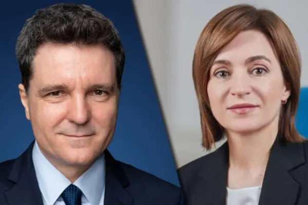 Nicușor Dan, prima vizită oficială în Republica Moldova chiar în ziua protestelor