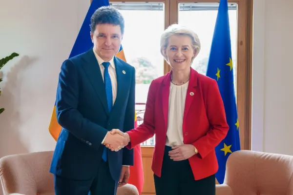 Nicușor Dan s-a întâlnit cu Ursula von der Leyen ca să negocieze deficitul României și banii din PNRR