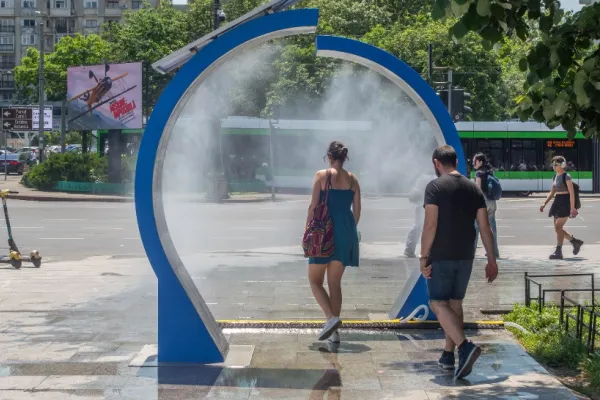 Primăria Capitalei instalează puncte de răcorire pentru pietoni