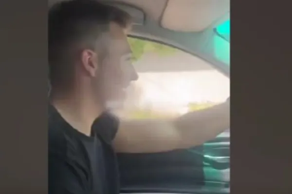 Revoltător: a lovit un bărbat și s-a filmat fugind de la locul accidentului