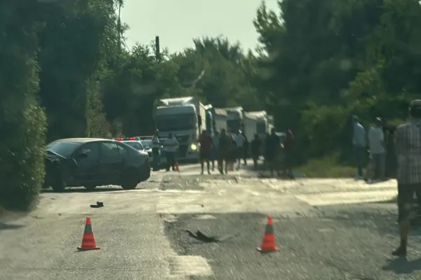 Accident rutier în Giurgiu: coliziune între 2 mașini. Victima este o femeie