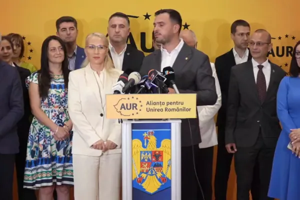 AUR anunță depunerea moțiunii de cenzură împotriva Guvernului Bolojan: "Nimeni nu a fost preocupat să construiască ceva pentru viitor" - VIDEO